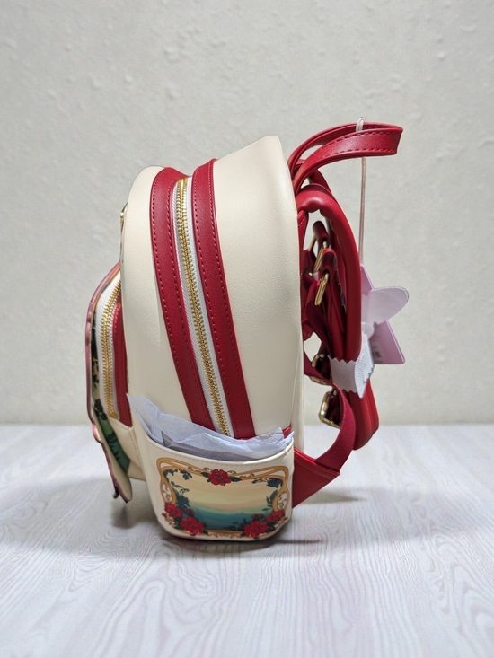Loungefly Disney Beauty and the Beast Belle Floral Mini Backpack (NWT) main image 4